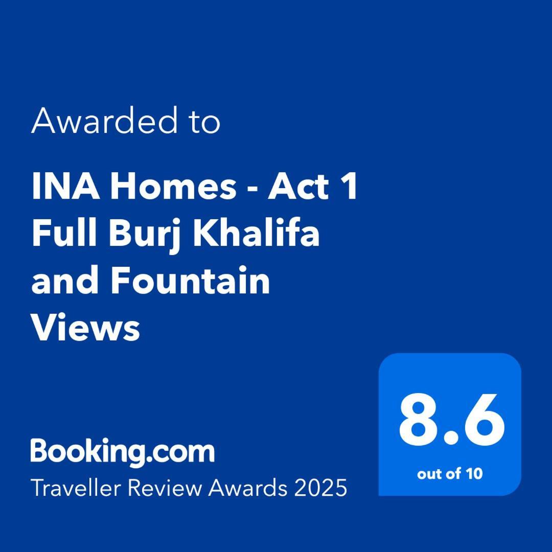 Ina Homes - Act 1 Full Burj Khalifa And Fountain Views Dubai Ngoại thất bức ảnh